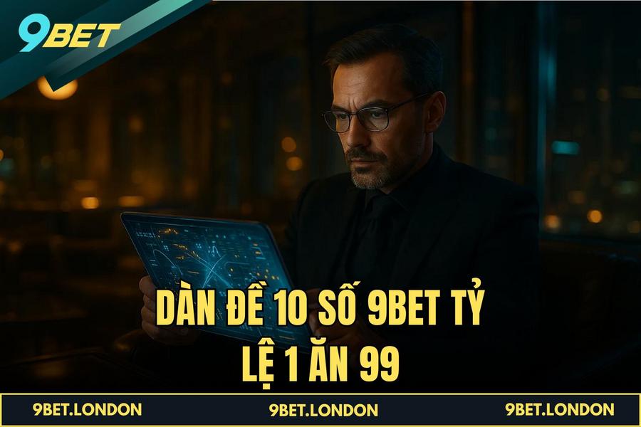 Dàn Đề 10 Số 9BET tỷ lệ 1 ăn 99