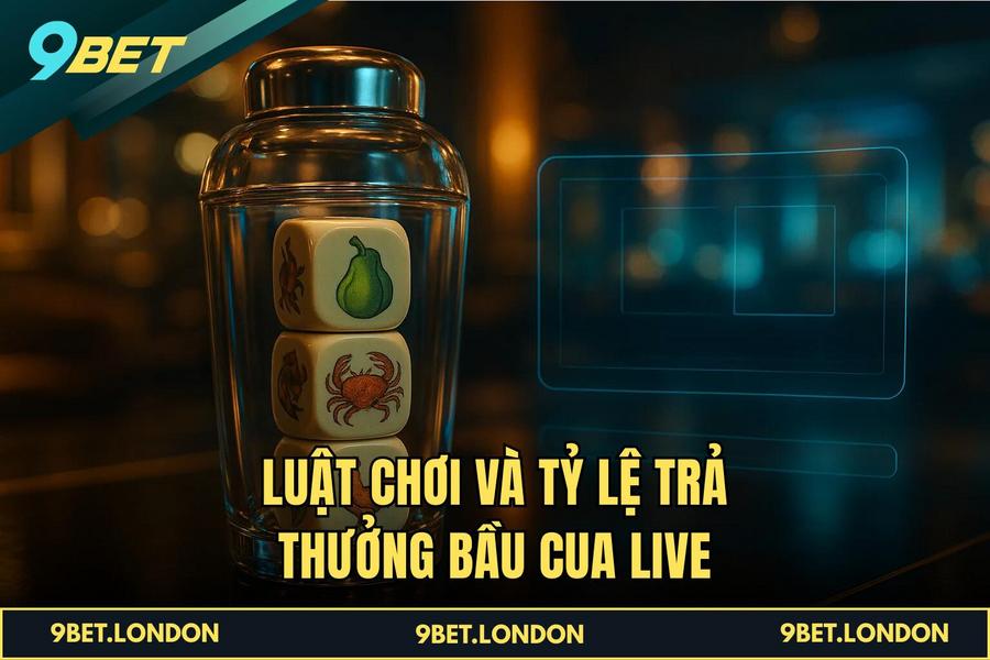  Luật chơi và tỷ lệ trả thưởng Bầu Cua Live